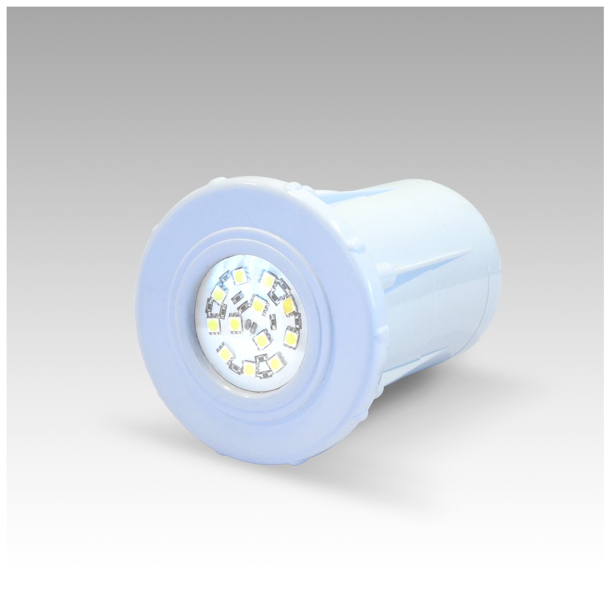 Luminaria spot blanco LED B-12 Fibra de vidrio
