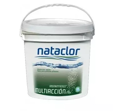 Cloro Instantaneo Multiaccion Nataclor x 10 Kg